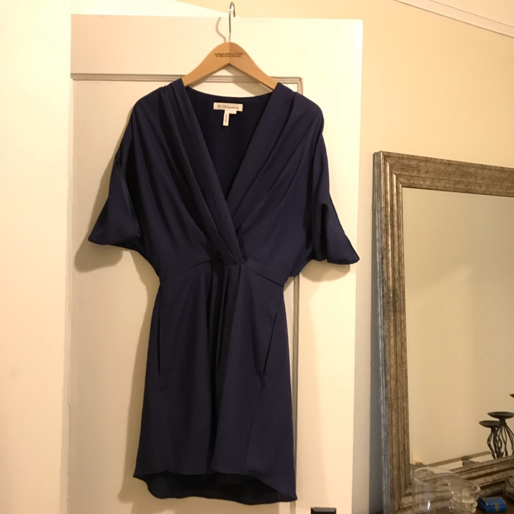 BCBGeneration Navy Blue Dress with Pockets